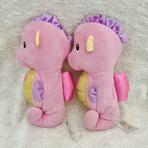 Fisher-Price Pink Musical Seahorse Plush Toys - Picture 3 of 9